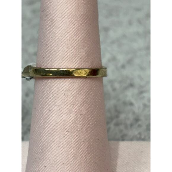 10K Solid Yellow Gold Diamond Ring Band Size 5.5 #63620 - Picture 5 of 8